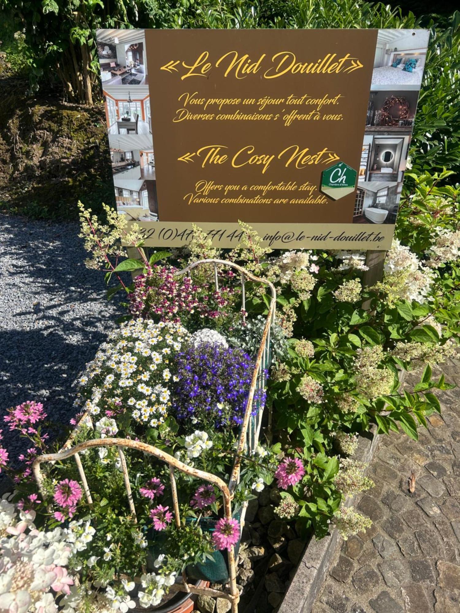Ferienwohnung Le Nid Douillet Theux Exterior foto